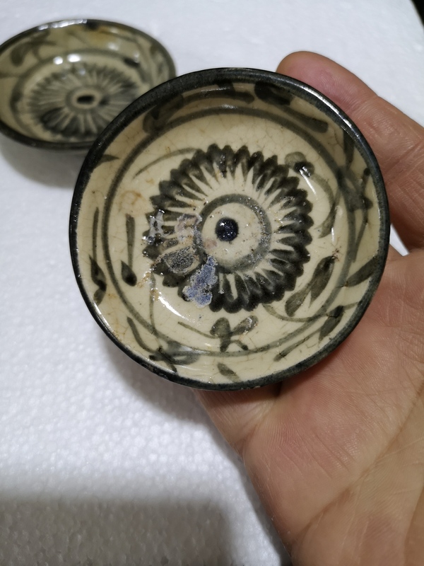 古玩陶瓷青花盤拍賣,當前價格220元