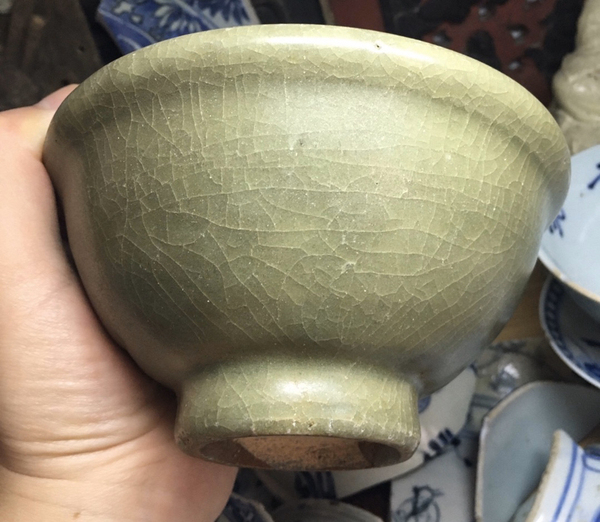 古玩陶瓷龍泉窯青釉碗拍賣,當前價格4200元