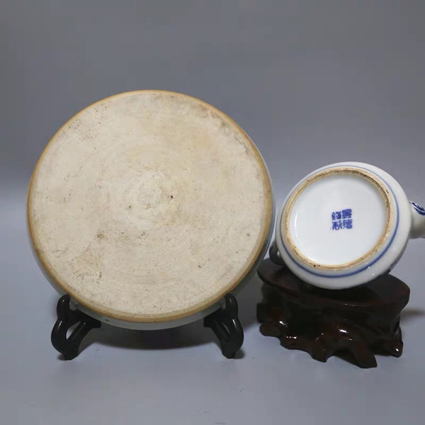 古玩陶瓷花鳥紋青花茶器一組拍賣,當前價格388元