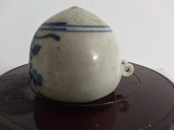 古玩陶瓷清花卉紋青花鳥食罐拍賣，當(dāng)前價格800元