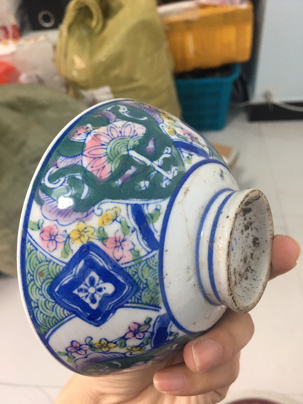 古玩陶瓷可以實用的青花碗拍賣,當前價格600元
