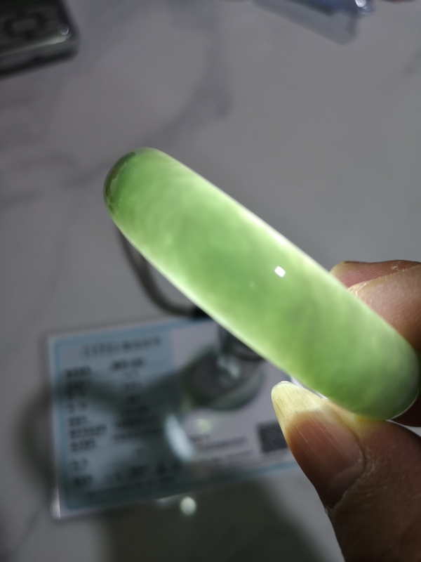 古玩玉器扁鐲子拍賣,當前價格680元