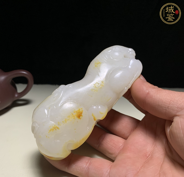 古玩玉器馬上封侯真品鑒賞圖