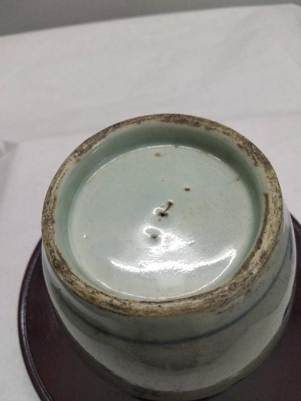古玩陶瓷清中青花罐拍賣,當(dāng)前價(jià)格1200元