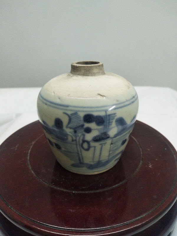 古玩陶瓷青花罐拍賣,當前價格800元