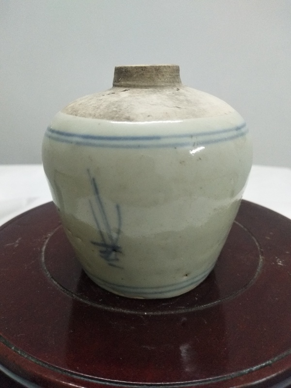 古玩陶瓷青花罐拍賣,當前價格800元