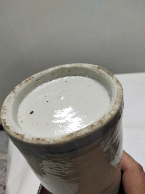 古玩陶瓷民國青花筆筒拍賣，當(dāng)前價(jià)格1200元