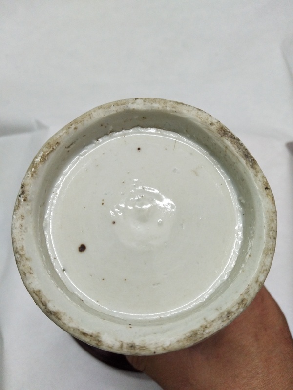古玩陶瓷民國青花筆筒拍賣，當(dāng)前價(jià)格1200元