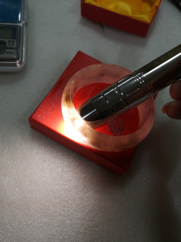 古玩玉器扁鐲子拍賣,當前價格398元