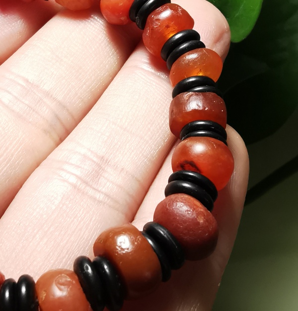 古玩玉器高古瑪瑙手鏈拍賣，當前價格688元