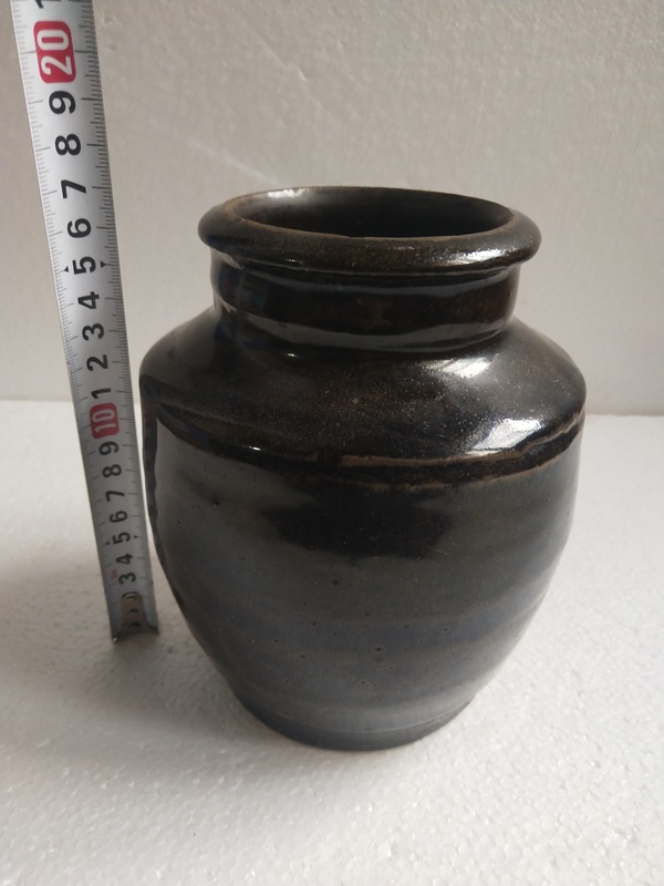 古玩陶瓷醬釉罐拍賣,當前價格228元