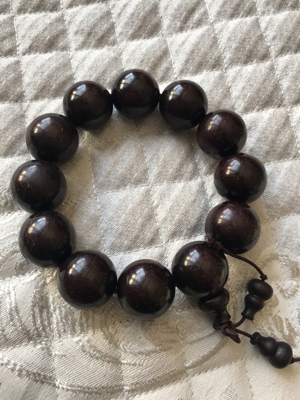 古玩雜項紫檀手串拍賣,當前價格380元