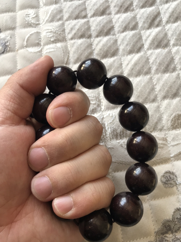 古玩雜項紫檀手串拍賣,當前價格380元