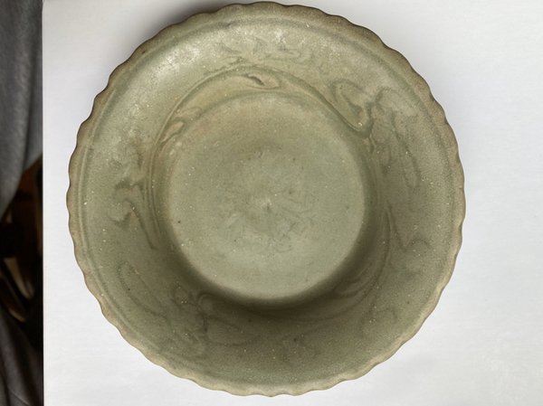 古玩陶瓷青釉盤拍賣,當前價格3800元