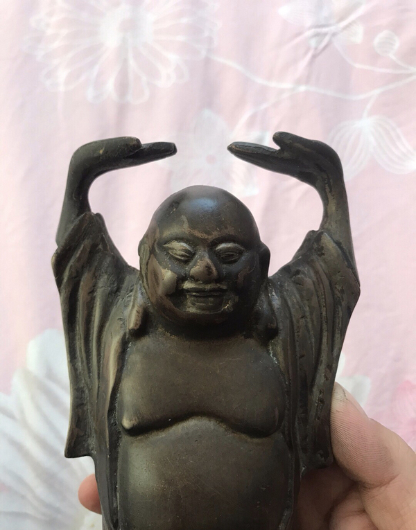 古玩轉(zhuǎn)賣民國(guó)彌勒佛拍賣，當(dāng)前價(jià)格1588元