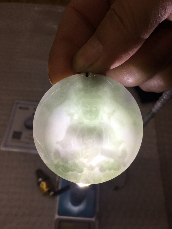 古玩玉器觀音拍賣,當前價格450元