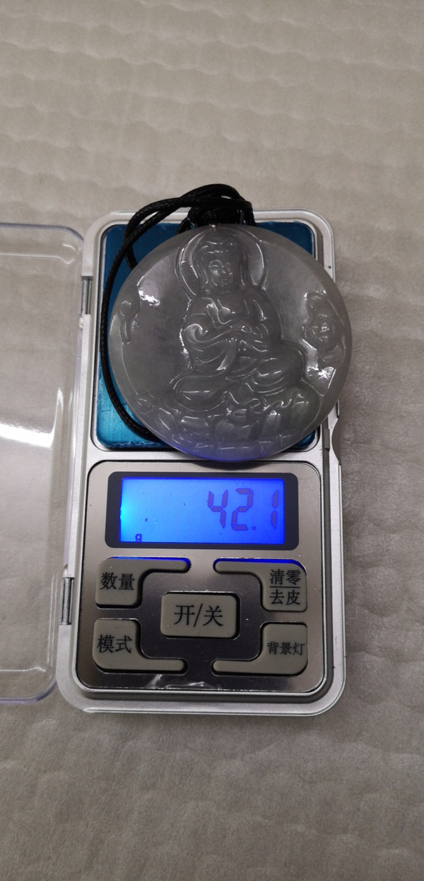 古玩玉器觀音拍賣,當前價格580元