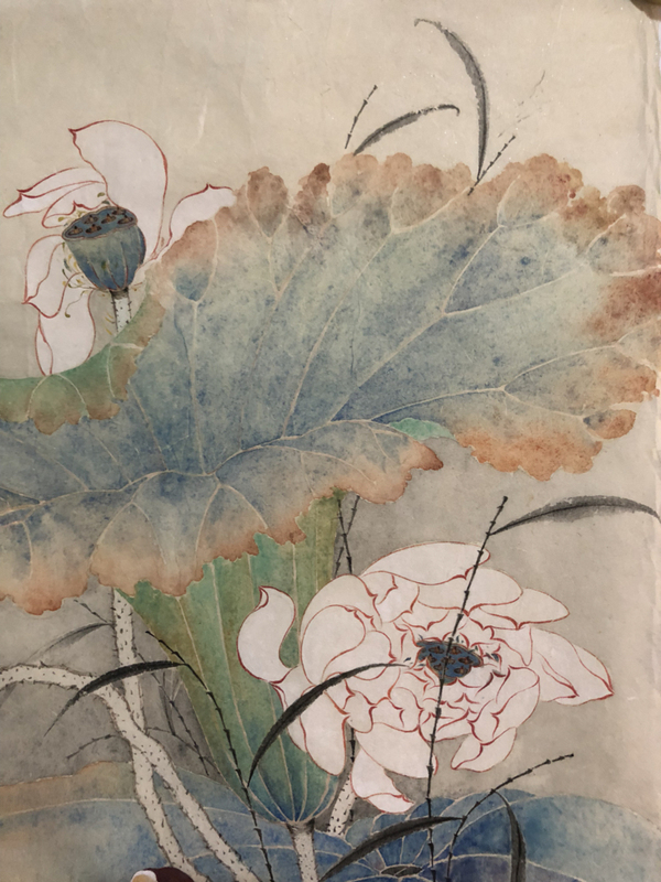 古玩字畫徐偉老師精品花鳥圖拍賣,當前價格666元