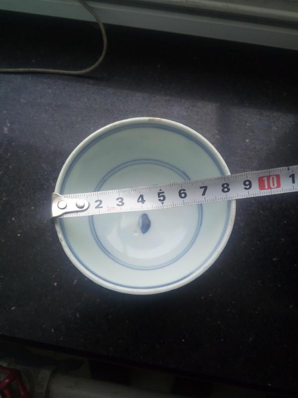 古玩陶瓷明代晚期青花草龍紋杯,雞缸杯有人見過青花漂亮青花款公雞款,見的人很少啊!拍賣,當前價格12999元
