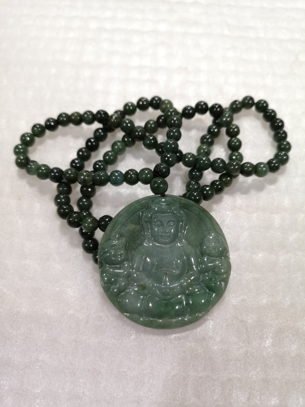 古玩玉器觀音牌子拍賣(mài),當(dāng)前價(jià)格789元