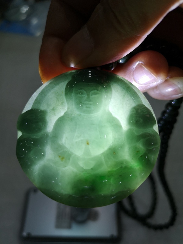 古玩玉器觀音牌子拍賣(mài),當(dāng)前價(jià)格789元