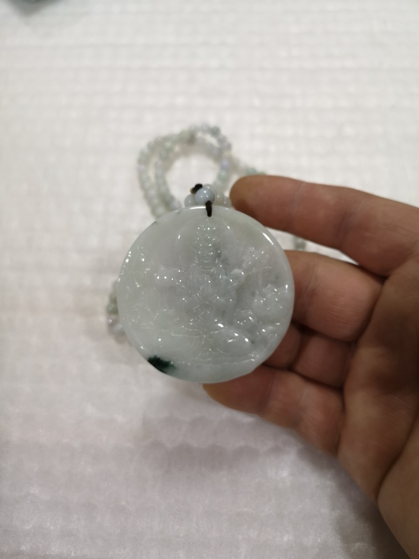 古玩玉器觀音拍賣,當前價格680元