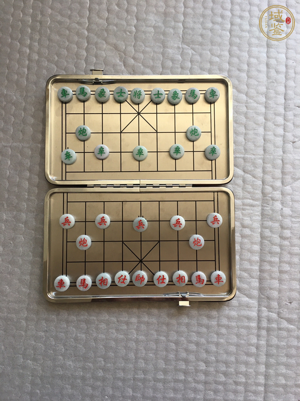 古玩玉器翡翠象棋真品鑒賞圖