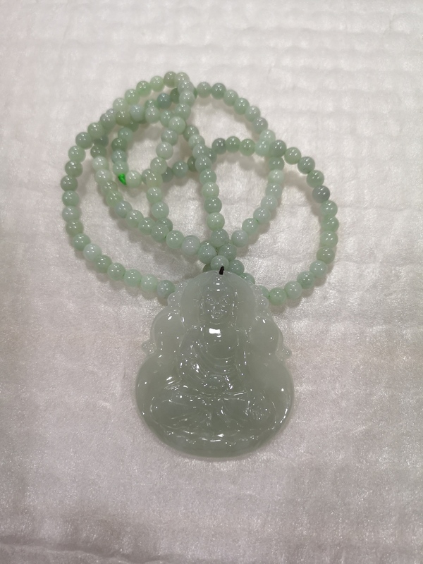 古玩玉器觀音拍賣(mài),當(dāng)前價(jià)格850元