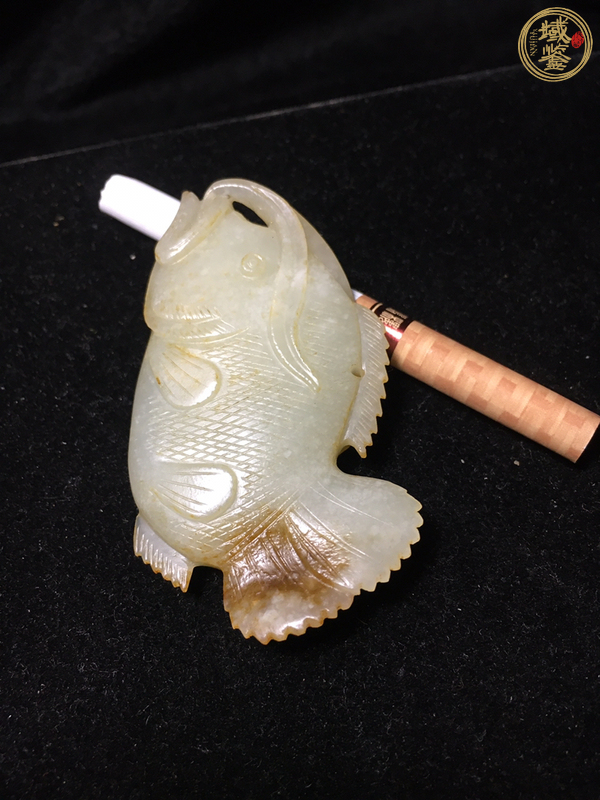 古玩玉器玉鱖魚真品鑒賞圖