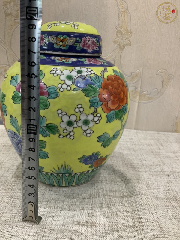 古玩陶瓷粉彩蓋罐拍賣,當前價格10000元