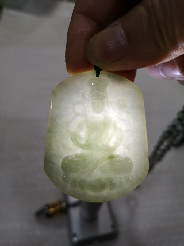 古玩玉器觀音拍賣,當前價格456元