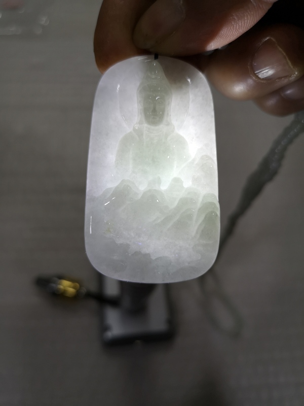 古玩玉器觀音拍賣,當前價格567元