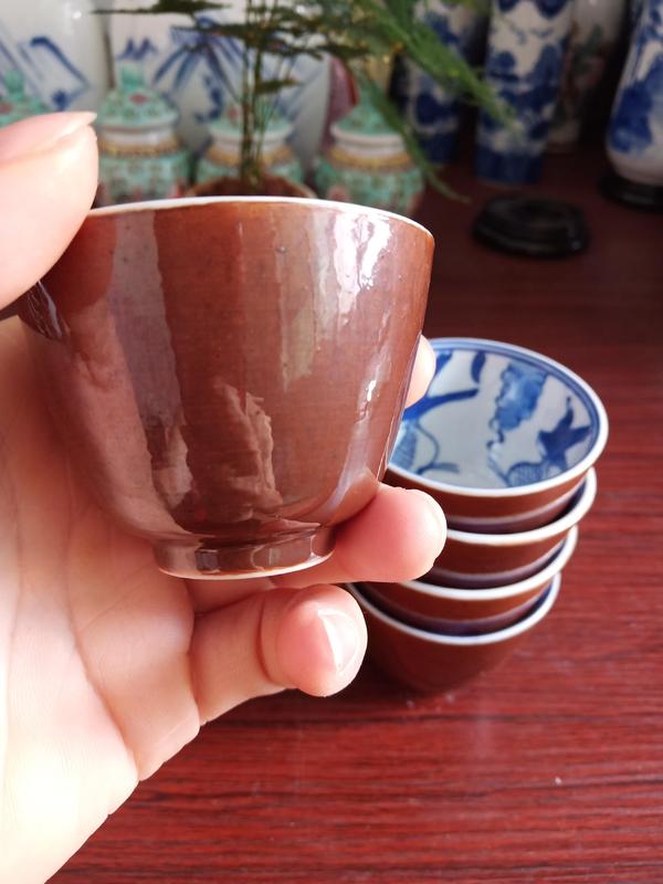 古玩陶瓷魚藻紋青花杯拍賣,當前價格800元