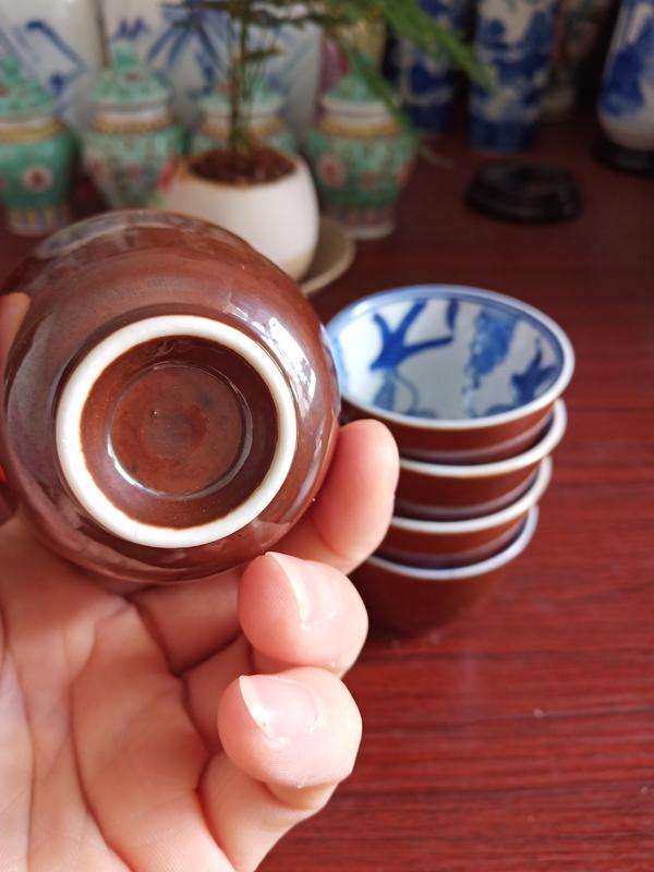 古玩陶瓷魚藻紋青花杯拍賣,當前價格800元