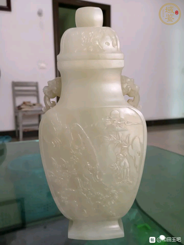 古玩玉器玉蓋瓶真品鑒賞圖