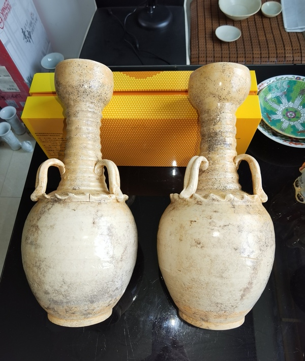 古玩陶瓷《宋代》青白釉三系長頸瓶拍賣，當前價格8888元