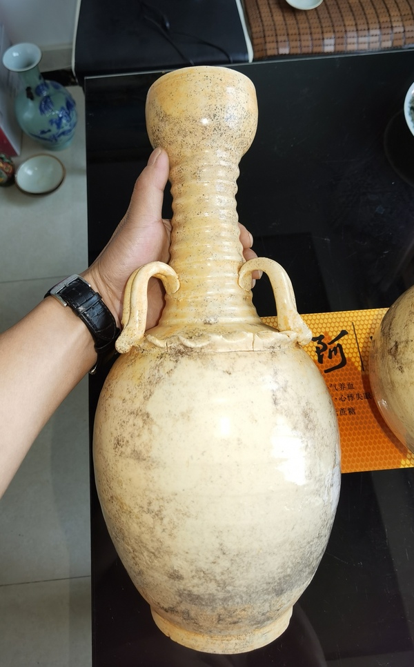 古玩陶瓷《宋代》青白釉三系長頸瓶拍賣，當前價格8888元
