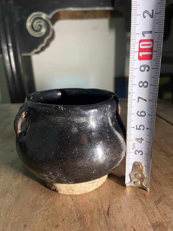 古玩陶瓷元代.雙耳小香爐拍賣,當前價格886元