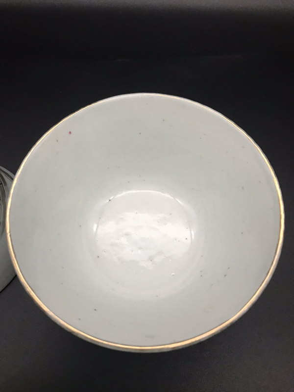 古玩陶瓷三娘教子人物紋粉彩蓋杯拍賣，當前價格980元