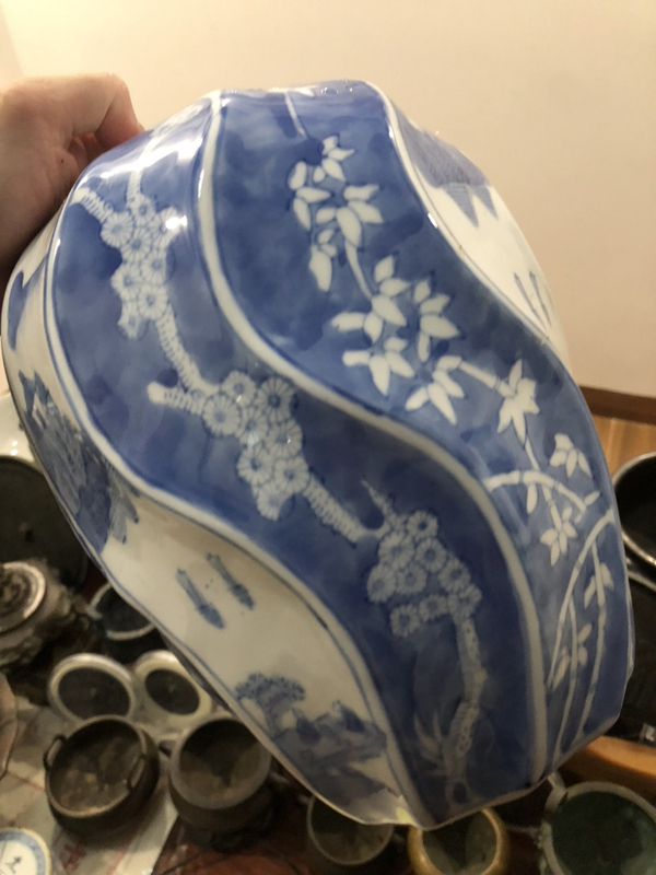 古玩陶瓷青花蓋罐(超精品)拍賣,當前價格10元