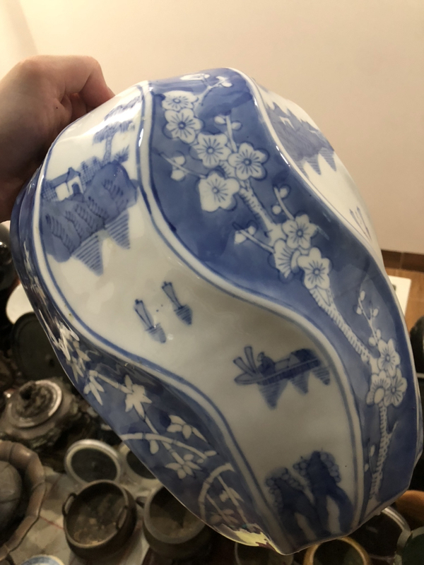 古玩陶瓷青花蓋罐(超精品)拍賣,當前價格10元