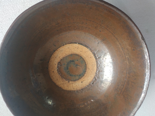 古玩陶瓷清代磁州窯醬釉碗拍賣,當(dāng)前價(jià)格249元