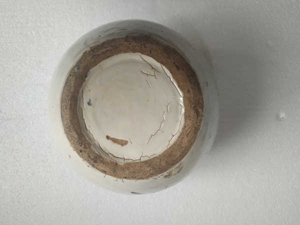 古玩陶瓷彩繪花卉紋四系罐拍賣,當前價格268元