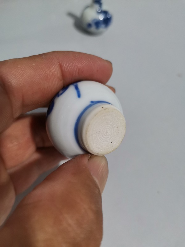 古玩陶瓷康熙青花天球瓶拍賣,當前價格968元