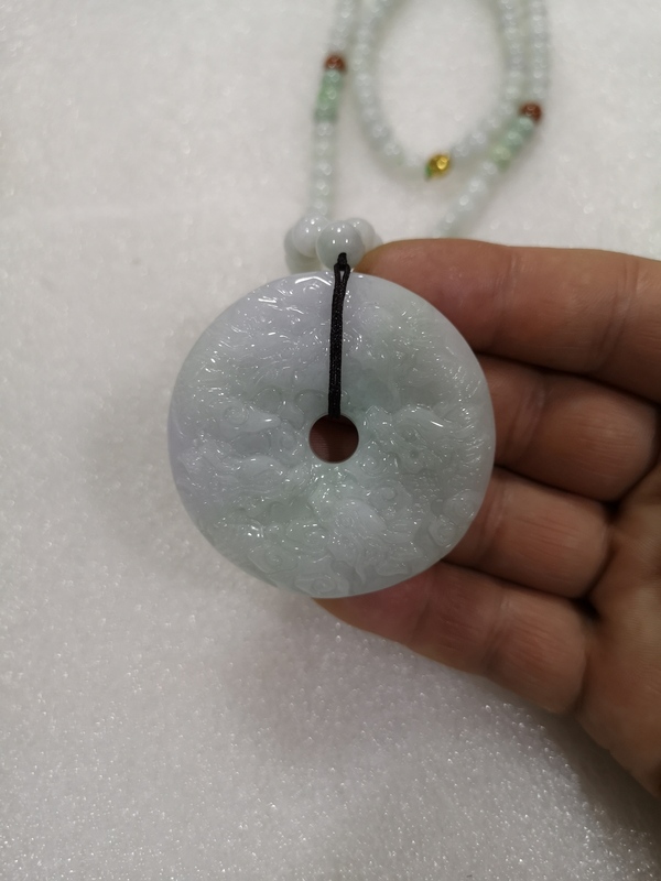 古玩玉器龍紋翠璧拍賣,當(dāng)前價格1688元