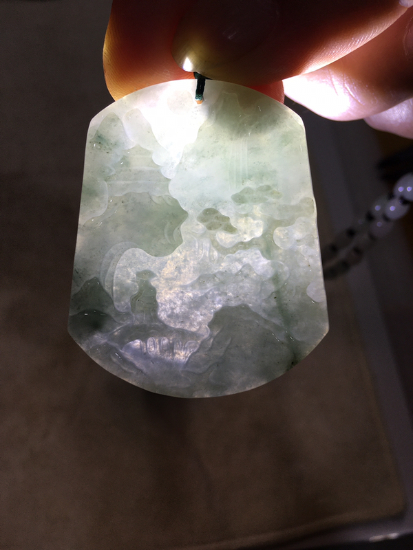 古玩玉器山水牌子拍賣,當前價格678元