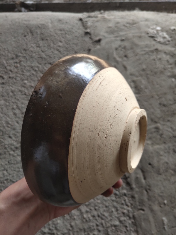 古玩陶瓷山西平陽窯茶葉末釉碗拍賣,當前價格2800元