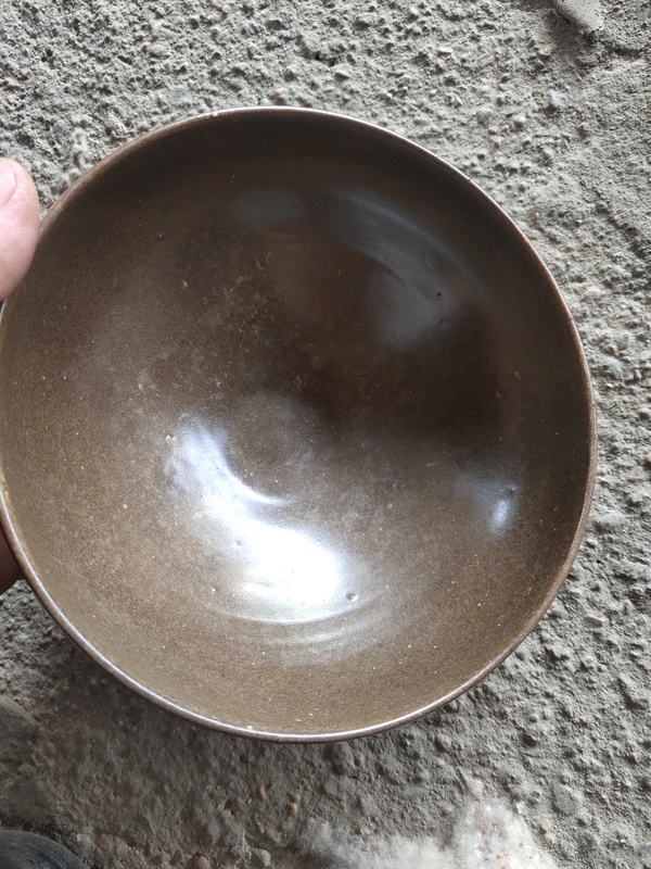 古玩陶瓷山西平陽窯茶葉末釉碗拍賣,當前價格2800元