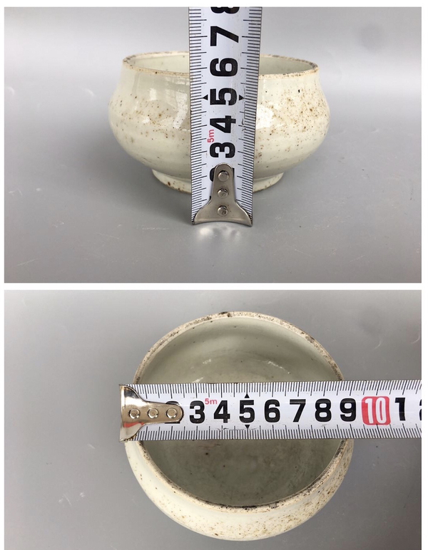 古玩陶瓷清早期.白釉缽拍賣,當前價格680元