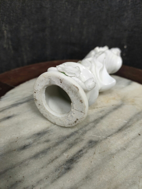 古玩陶瓷清德化白釉觀音像拍賣,當前價格2600元